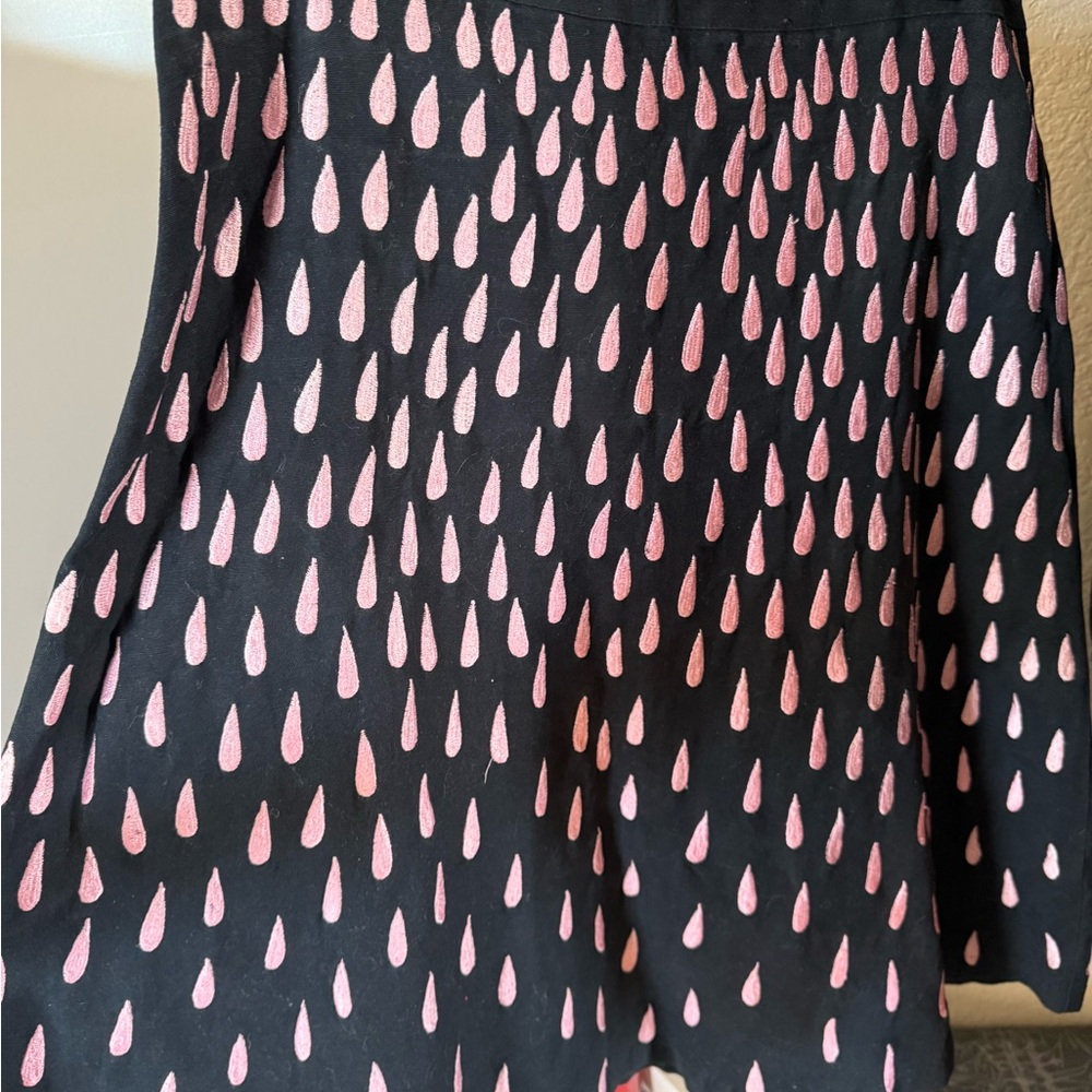 Black and Pink Women's Skirt Anthropology